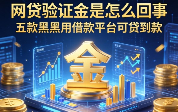 网贷验证金是怎么回事，探讨五款黑户用借款平台可贷到款