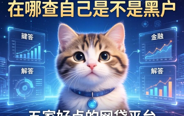 在哪查自己是不是黑户，解答五家好点的网贷平台