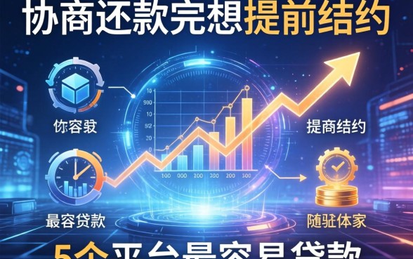 协商还款完想提前结清，整合5个平台最容易贷款
