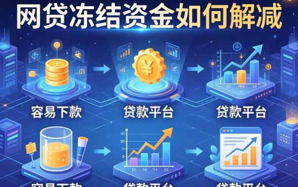 网贷冻结资金如何解冻，整理五个容易下款的贷款平台