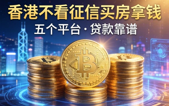香港不看征信买房拿钱，介绍五个平台贷款靠谱