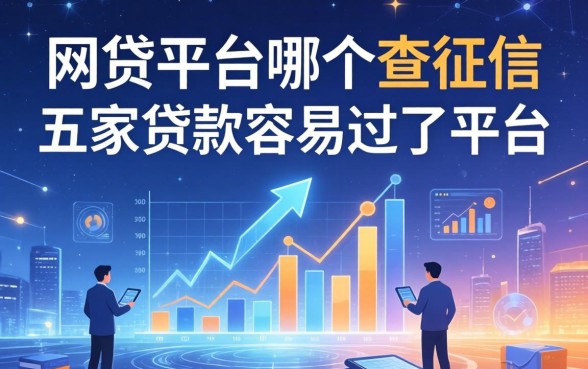 网贷平台哪个不查征信，解答五家贷款容易过的平台