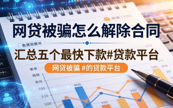 网贷被骗怎么解除合同，汇总五个最快下款的贷款平台