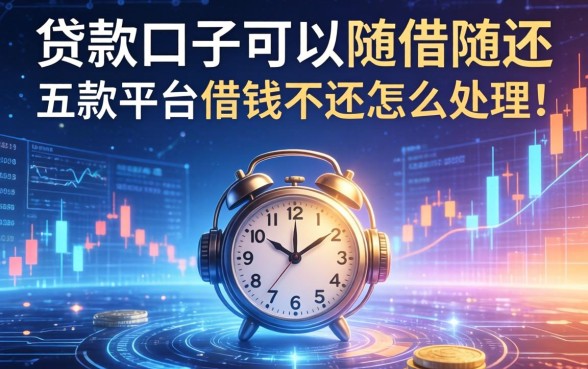 贷款口子可以随借随还，探讨五款平台借钱不还怎么处理