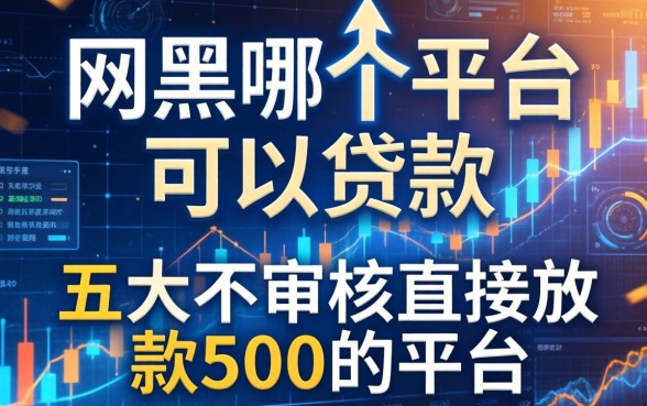 网黑哪个平台可以贷款，五大不审核直接放款500的平台