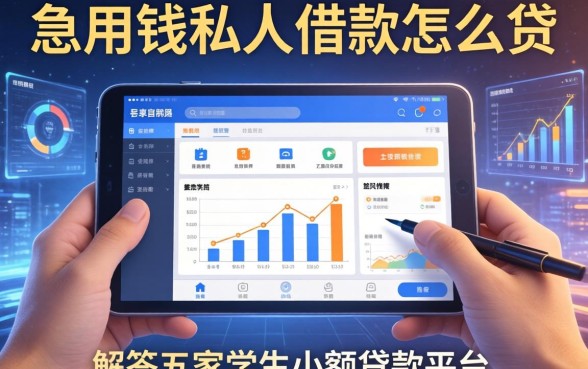 急用钱私人借款怎么贷，解答五家学生小额贷款平台