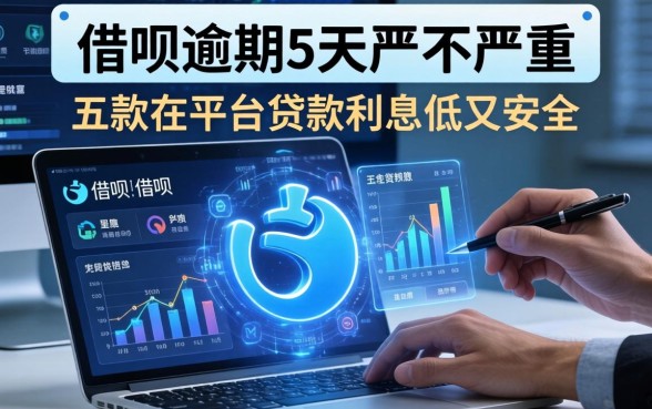 借呗逾期5天严不严重，探讨五款在平台贷款利息低又安全