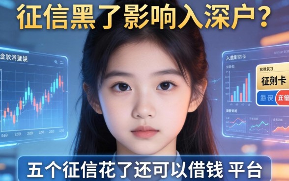 征信黑了影响入深户吗，分享五个征信花了还可以借钱的平台