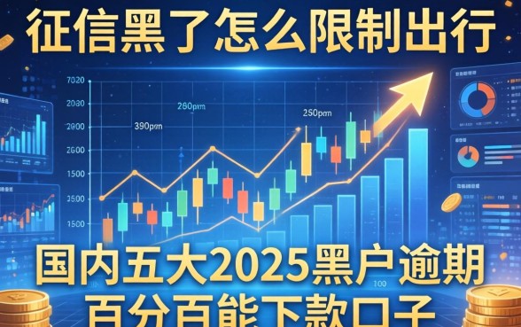 征信黑了怎么限制出行，国内五大2025黑户逾期百分百能下款的口子
