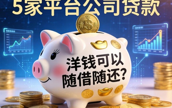 洋钱罐可以随借随还吗，阐述5家平台公司贷款