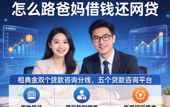 怎么跟爸妈借钱还网贷，分享五个贷款咨询平台