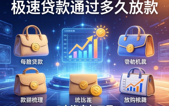 极速贷款通过多久放款，梳理5个资产包口子