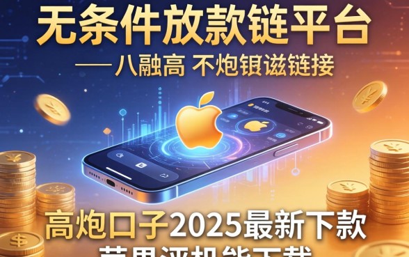 无条件放款的平台链接，分析五个高炮口子2025最新下款苹果手机能下载的