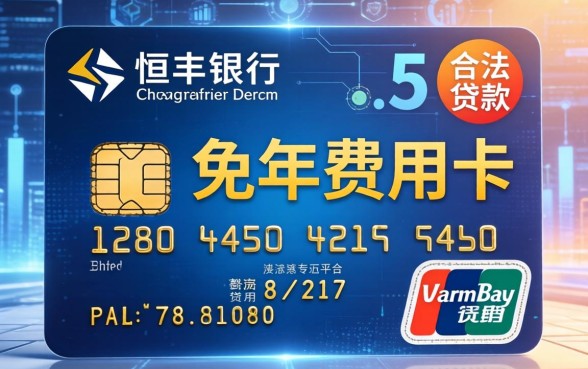 恒丰银行免年费信用卡，整合5个合法的贷款平台