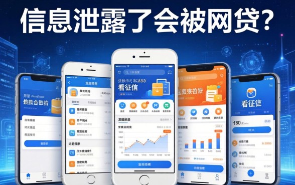 信息泄露了会被网贷吗，整合5个贷款软件不看征信