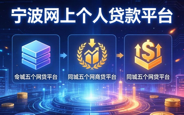 宁波网上个人贷款平台，同城五个网商贷平台