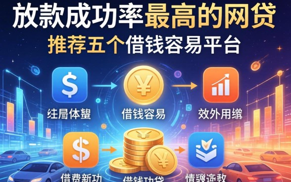 放款成功率最高的网贷，推荐五个借钱容易的平台