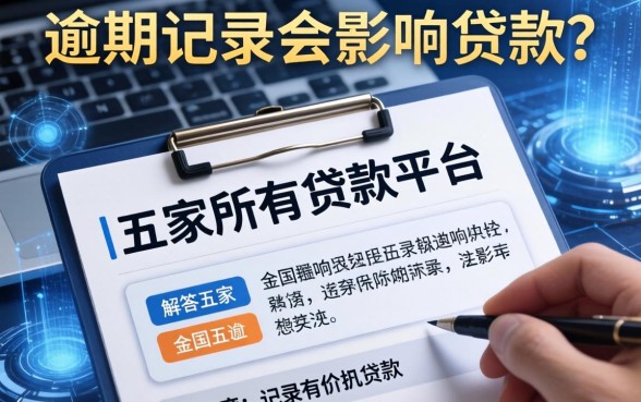 逾期记录会影响贷款吗，解答五家所有的贷款平台
