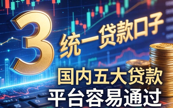 3号不统一的贷款口子，国内五大贷款平台容易通过
