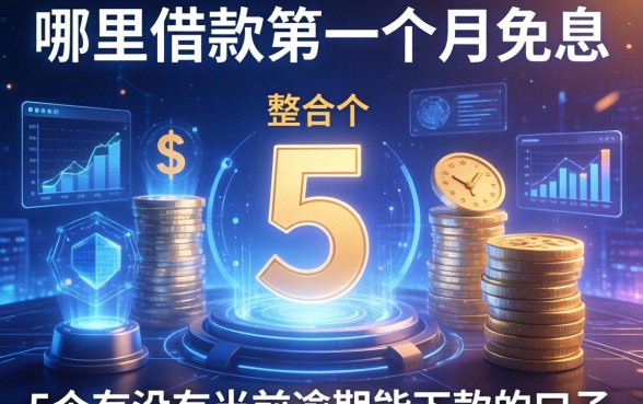 哪里借款第一个月免息，整合5个有没有当前逾期能下款的口子