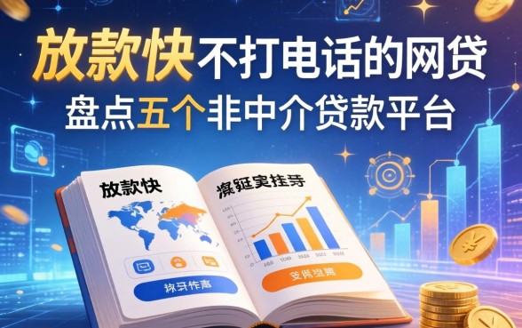 放款快不打电话的网贷，盘点五个非中介贷款平台