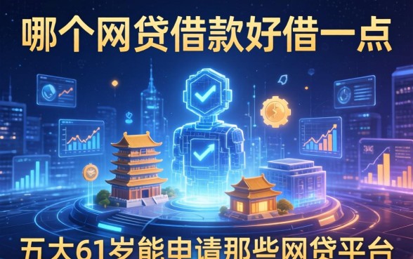 哪个网贷借款好借一点，五大61岁能申请那些网贷平台