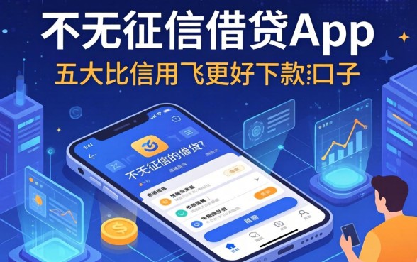 不看征信的借贷app，五大比信用飞更好下款的口子