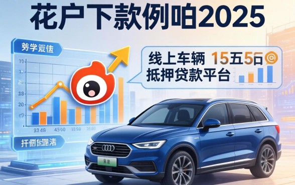 花户下款贴吧2025，分享五个线上车辆抵押贷款平台