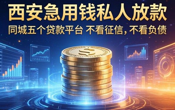 西安急用钱私人放款的，同城五个贷款平台不看征信,不看负债