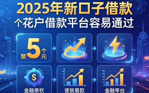 2025年新口子借款，整合5个花户借款平台容易通过