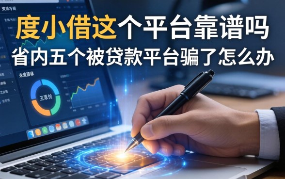 度小借这个平台靠谱吗，省内五个被贷款平台骗了怎么办