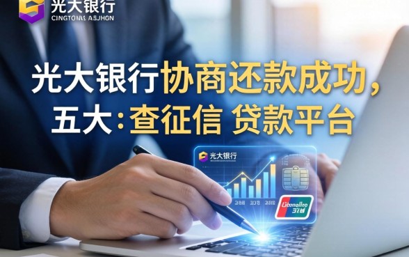 光大银行协商还款成功，五大不查征信的贷款平台