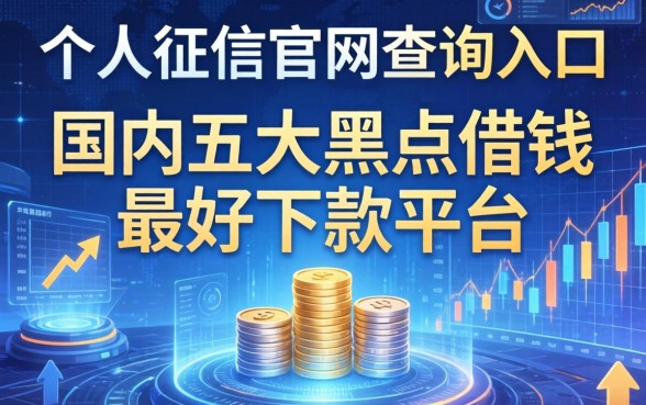 个人征信官网查询入口，国内五大黑户借钱最好下款平台