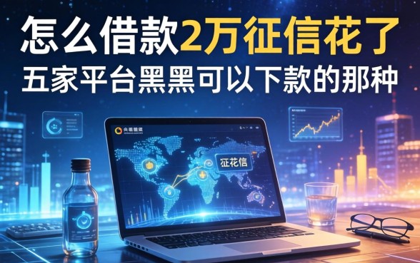 怎么借款2万征信花了，解答五家平台黑户可以下款的那种