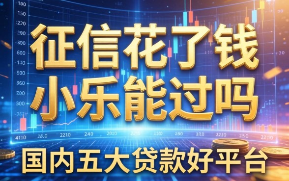 征信花了钱小乐能过吗，国内五大贷款好平台