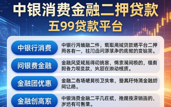 中银消费金融二押贷款，介绍五个99贷款平台