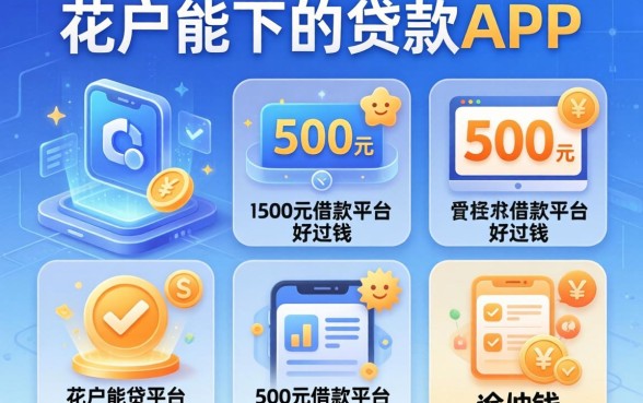 花户能下的贷款app，介绍五个500元借款平台好借钱