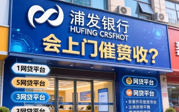 浦发银行会上门催收吗，例举5个网贷平台