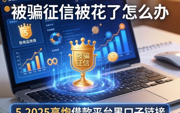 被骗征信被花了怎么办，梳理5个2025高炮借款平台黑口子链接