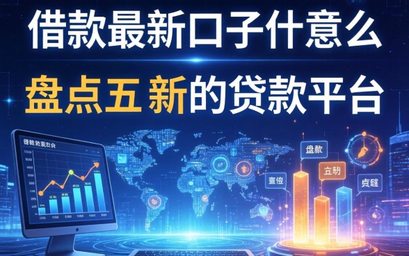 借款最新口子什么意思，盘点五个新的贷款平台