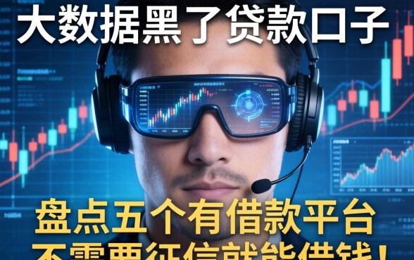 大数据黑了贷款的口子，盘点五个有借款平台不需要征信就能借钱的