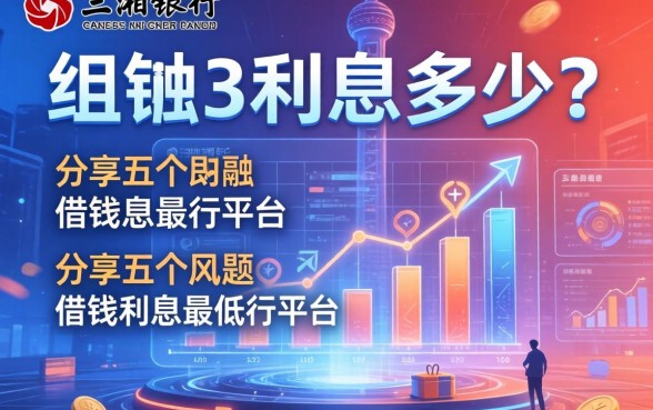 三湘银行的利息是多少，分享五个借钱利息最低的平台