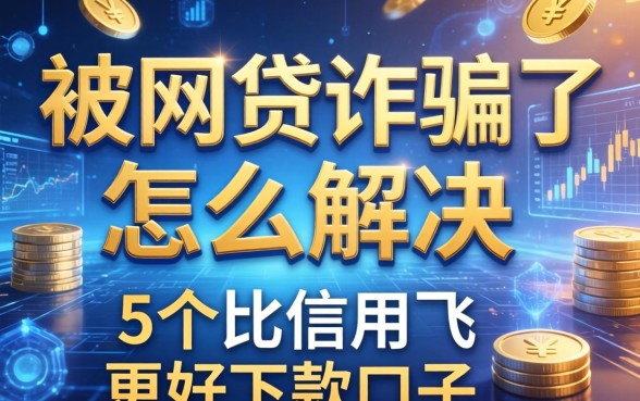被网贷诈骗了怎么解决，归纳5个比信用飞更好下款的口子