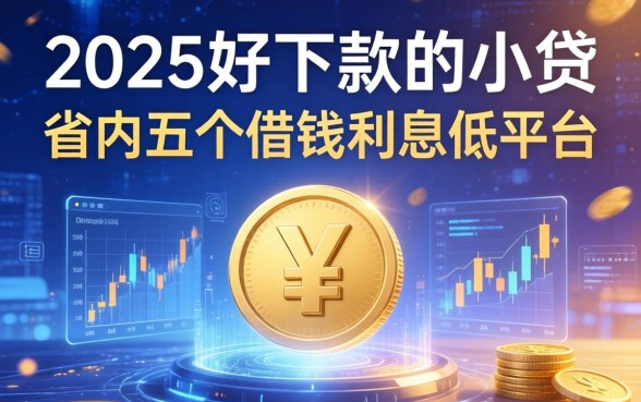 2025好下款的小贷，省内五个借钱利息低的平台