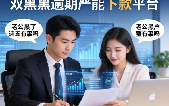 老公黑户了老婆有事吗，整理五个双黑逾期严重能下款的平台