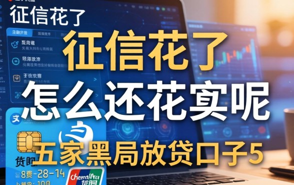 征信花了怎么还花呗呢，解答五家黑户放贷的口子
