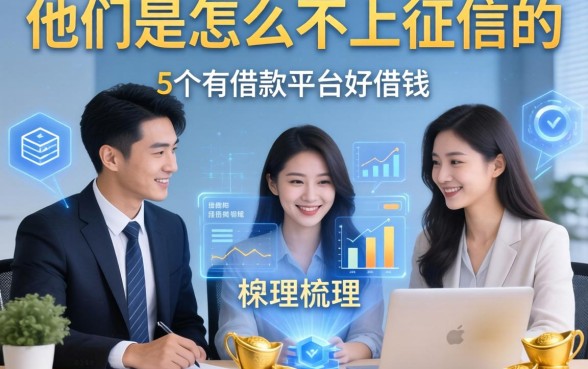 他们是怎么不上征信的，梳理5个有借款平台好借钱