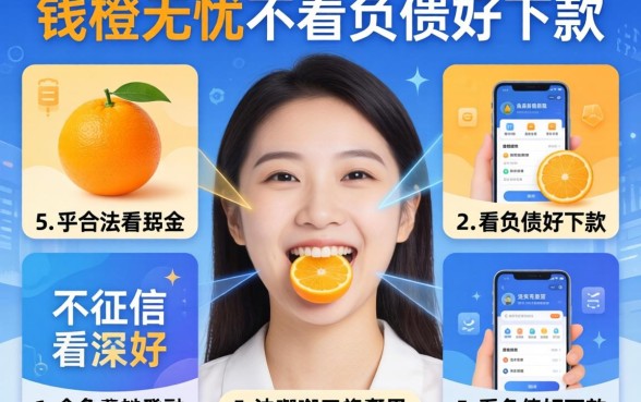 钱橙无忧在哪个口子里，例举5个平台不看征信不看负债好下款