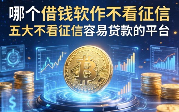 哪个借钱软件不看征信，五大不看征信容易贷款的平台
